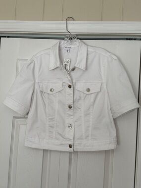 TRIBAL Elbow Sleeve Denim Jacket